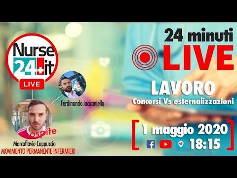 24 Minuti Live - Concorsi Vs Esternalizzazioni 1 Maggio 2020 - Video ...